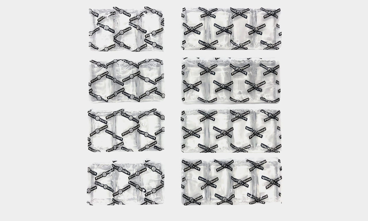 High-Visibility Cooling Vest with Set of 8 Cool Packs - Maintains 59 Degrees for up to 2.5 Hours