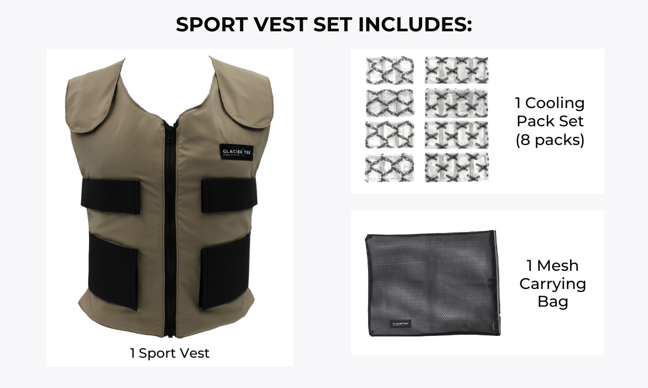 Sports Cooling Vest Set