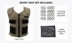 Sports Cooling Vest Set