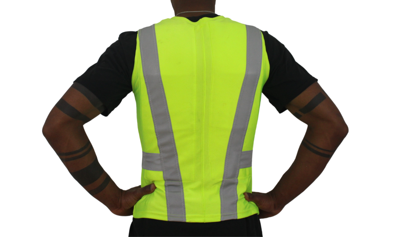 Flex Cool Vest, includes set of 12 Cooling Packs - Recharges in 30 minutes, Maintains 59 degrees for up to 2.5 Hours