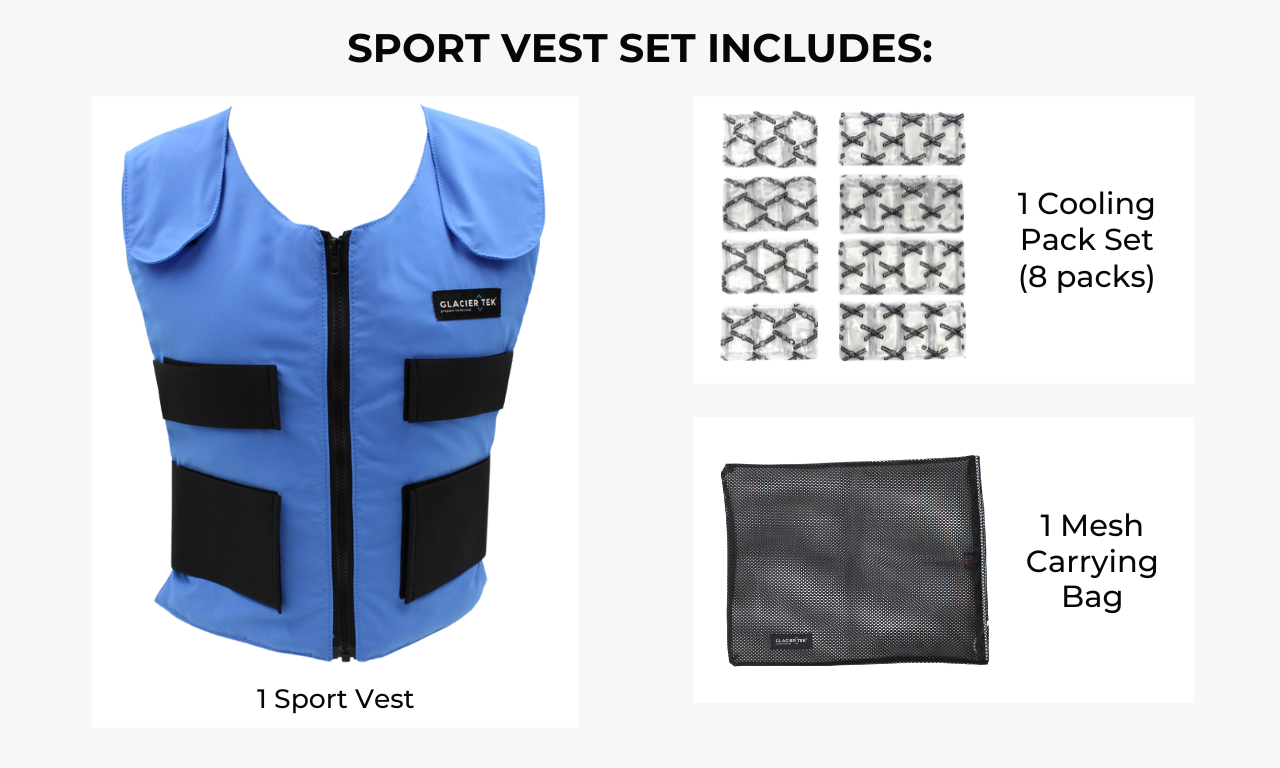 Sports Cooling Vest Set