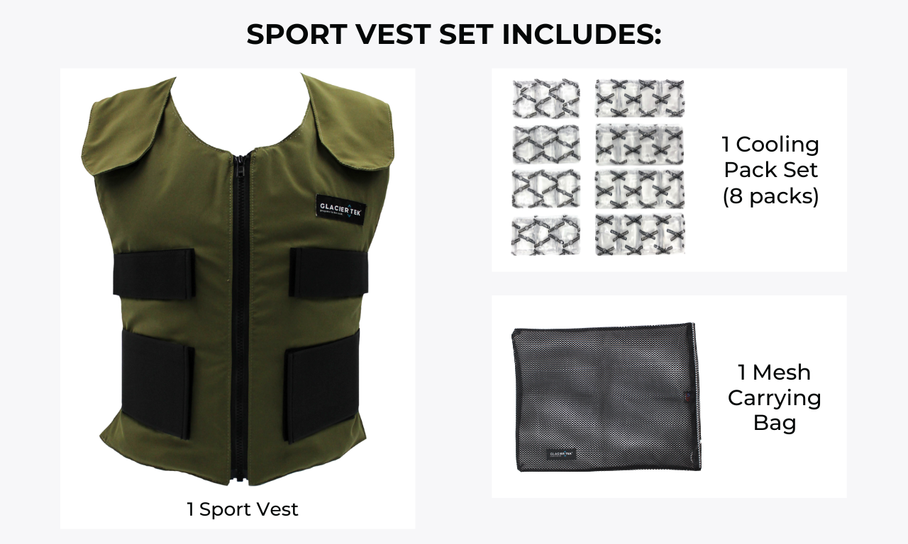 Sports Cooling Vest Set