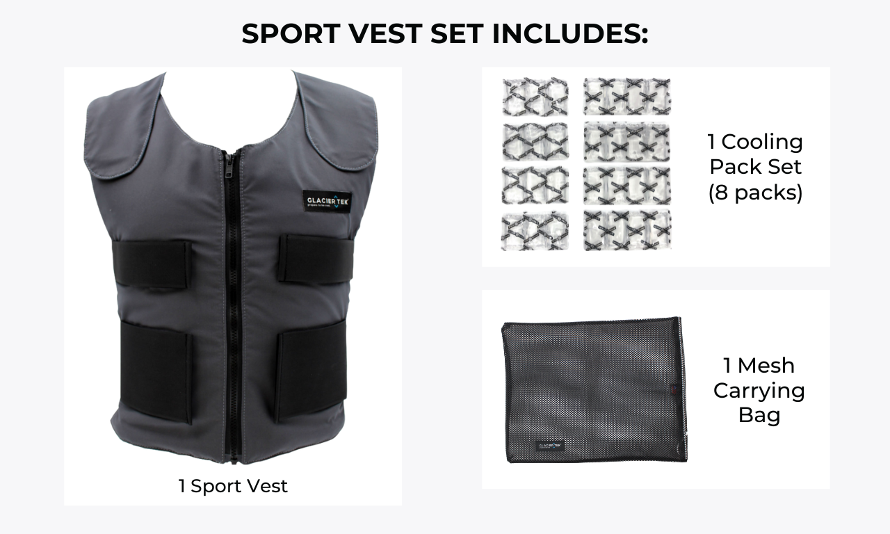 Sports Cooling Vest Set