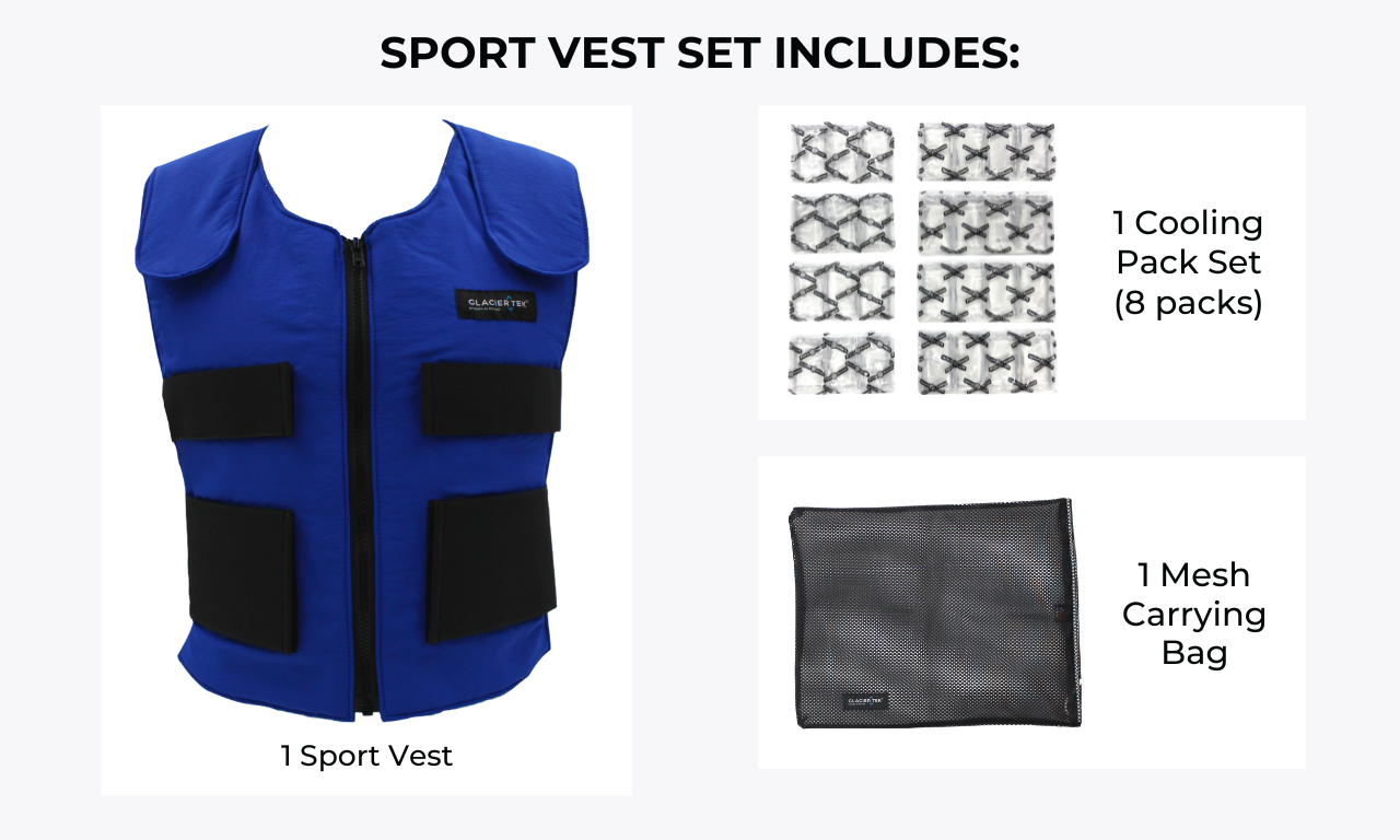 Sports Cooling Vest Set