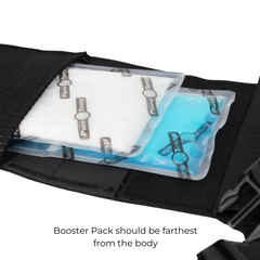 Glacier Tek Cooling Belt - Includes Standard and Booster Cool Packs