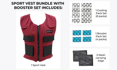 Sport Vest Set Bundle with Booster Pack Set