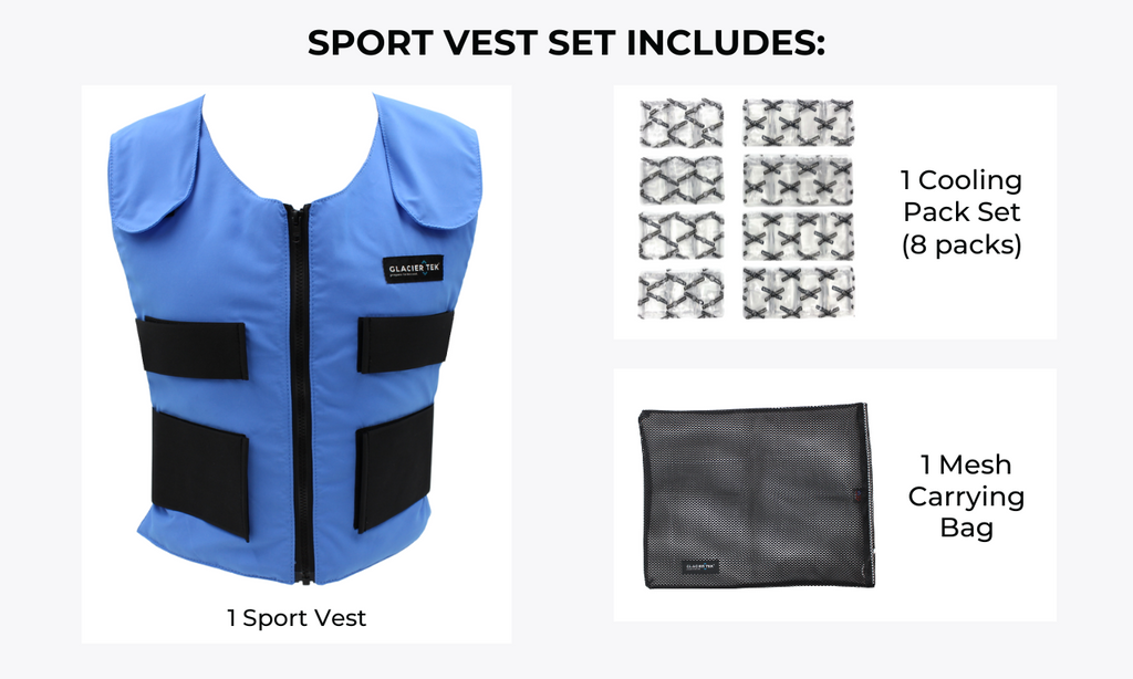 Sports Cooling Vest Set| US-Made Cooling Gear Since '97 — Glacier Tek