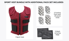 Sport Vest Set Bundle with Additional Pack Set
